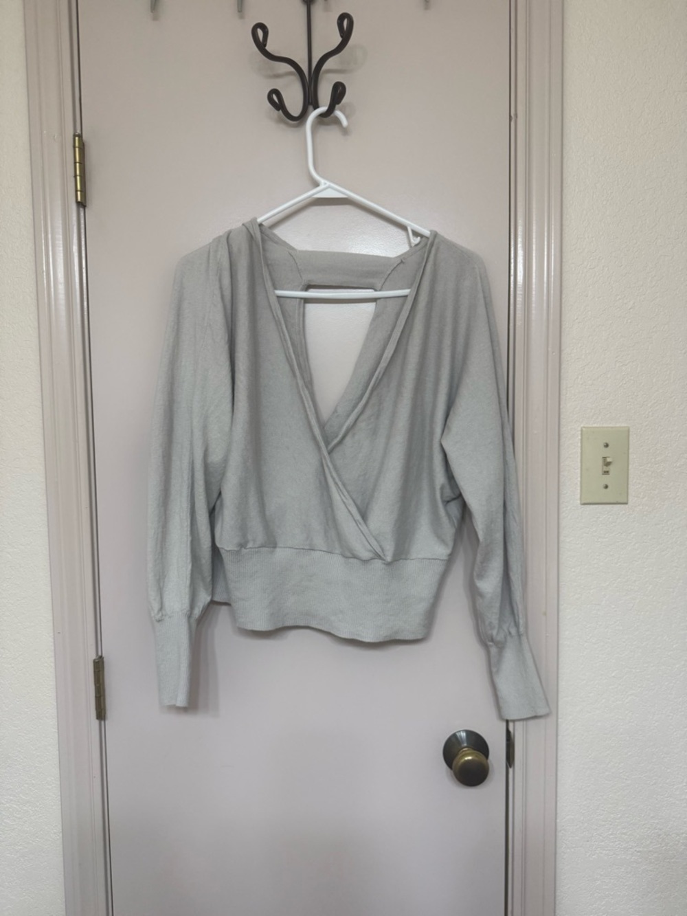 Bitte Kai Rand MULLEIN COTTON WRAP SWEATER